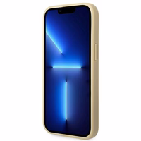 Guess GUHCP14SHGGSHD iPhone 14 6.1" kuldne/kuldne kõva korpus Glitter Script