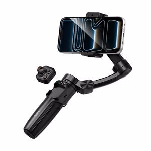 Gimbal 3-telje stabiliseerimise ja kaugjuhtimispuldiga Hoco K91 must