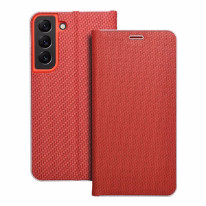 LUNA Book Carbon jaoks SAMSUNG S22 punane