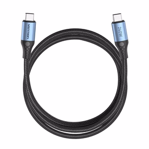 Vention USB 2.0 5A 240W 1 m must USB-C kuni USB-C kaabel