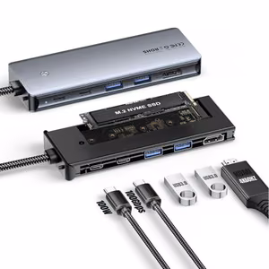 Adapter Essager 6 in 1 hall (In: Type-C)