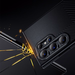 Benks Montage Magnetic Armor Pro Kevlar Ümbris Metal Frame 600D+1500D (MA41) jaoks Samsung Galaxy S24 Plus must