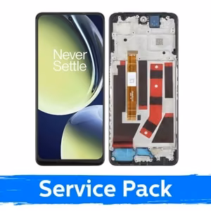 LCD-дисплей с рамкой для OnePlus Nord CE 3 Lite, чёрный, сервисная упаковка