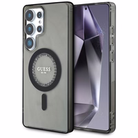 Guess Rhinestones Printed Classic Logo MagSafe Samsung Galaxy S25 Ultra ümbris must