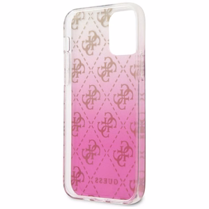 Guess GUHCP12SPCU4GGPI iPhone 12 mini 5.4" roosa/roosa kõvakaaneline 4G Gradient korpus