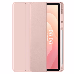Tech-Protect SmartCase Pen jaoks Samsung Galaxy Tab S11 11.0 X730 / X736 - roosa