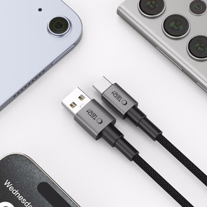Tech-Protect UltraBoost DNA USB-A / USB-C Kaabel 15W/3A 100cm - Hall