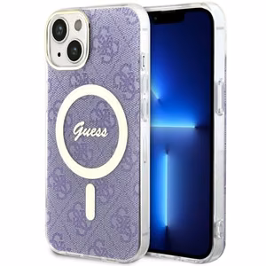 Guess 4G MagSafe ümbris jaoks iPhone 14 - lilla