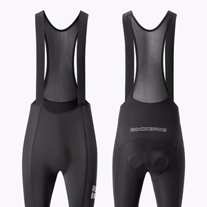 Rockbros 200021 Long Cycling Bib Shorts with Pad Size L - Black
