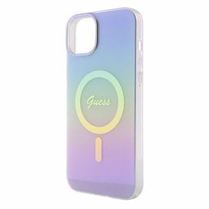 Guess IML Iridescent MagSafe ümbris jaoks iPhone 15 Plus - lilla