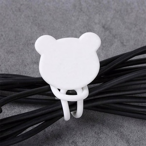 Silicone cable reel - yellow