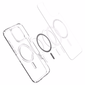 Spigen Чехол Ultra Hybrid "T" Mag совместимый с MagSafe для iPhone 16 Pro белый