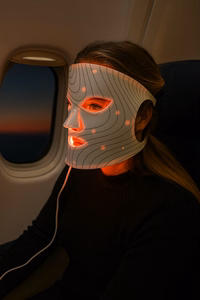 Lunni silikoonist LED ja Near-Infrared näomask, 7 värvi, valge
