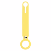 Silikoon loop jaoks Airtag kollane