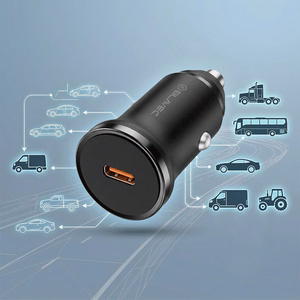 Blavec Автомобильное зарядное устройство BS-01C-C Road — Type C — PD 20W с кабелем Type C — Type C (CCBS01CCR-CB) чёрный