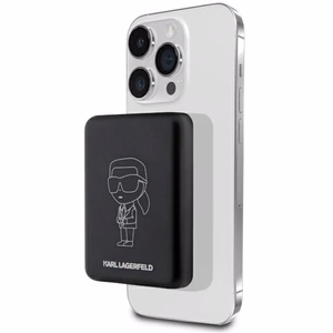 Karl Lagerfeld Ikonik MagSafe 5W 3000mAh Inductive Akupank - must