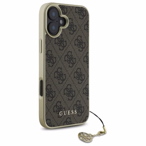 Guess 4G Charms Collection ümbris jaoks iPhone 16 - brown