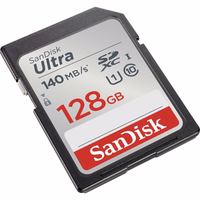 SanDisk memory card 128GB Ultra SDXC 128GB 140MB/s UHS-I Class 10