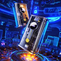 WEKOME WP-333 Vanguard Series - Power bank 10000 mAh Super Charging PD 20W + QC 22.5W (must / läbipaistev)