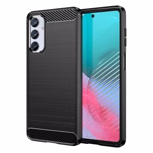 Flexible carbon pattern ümbris jaoks Samsung Galaxy M54 Carbon Ümbris - must