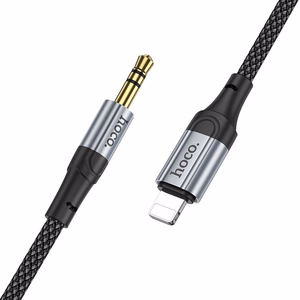 AUX kaabel Lightning Jack 3,5 mm Hoco 1 m UPA26 must