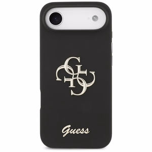 GUESS ümbris jaoks IPHONE 17 Air GUHCP17MSC4GSMK (Silicone W/ Big 4G Script) must