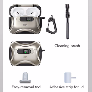 ESR Cyber ​​FlickLock MagSafe ümbris jaoks AirPods Pro 3 - silver