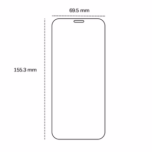 Закалённое стекло 2,5D Honor X8C 4G