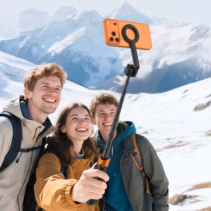 TECH-PROTECT L10S MAGSAFE BLUETOOTH SELFIE KEPP-STATIIV must/oranž