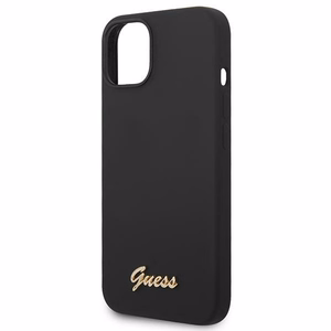 Guess GUHCP14MSLSMK iPhone 14 Plus 6.7 "must / must hard ümbris Silicone Vintage kuldne Logo