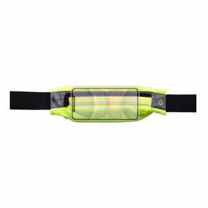 ART sport belt koos ümbris and light APS-01G roheline