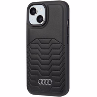 Audi Synthetic Leather Ümbris with MagSafe jaoks iPhone 15/14/13 - must