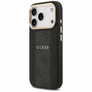 GUESS ümbris jaoks IPHONE 17 Pro compatible with MagSafe GUHMP17LPG4SEMCK (PU W/ 4G Stripe) must