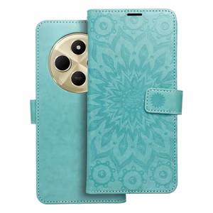 MEZZO Book ümbris jaoks XIAOMI Redmi 14C mandala roheline