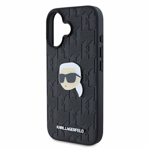 Karl Lagerfeld Monogram Karl Head Pin iPhone 16 Ümbris - must