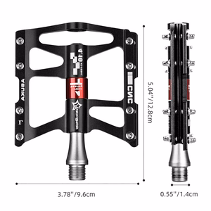 Rockbros JT410 4.10 jalgrattapedaalid 4 laagriga – mustad
