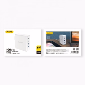 Laadija Dudao A100EU Valge 100W (2xPD / 2xQC3.0)