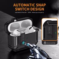 Tech-Protect Carbonox MagSafe ümbris jaoks AirPods Pro - must