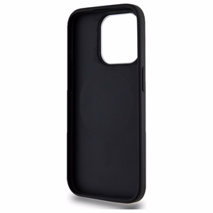 DKNY Plain Logo MagSafe iPhone 15 Pro Ümbris - Must