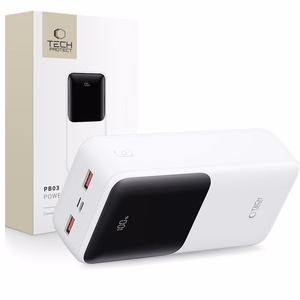 Powerbank Tech-Protect PB03 30000mAh 22.5W - white
