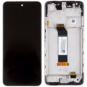 LCD ekraan Xiaomi Redmi Note 10 5G / Redmi Note 10T 5G / Poco M3 Pro 5G puuteekraani ja raamiga must originaal (service pack)