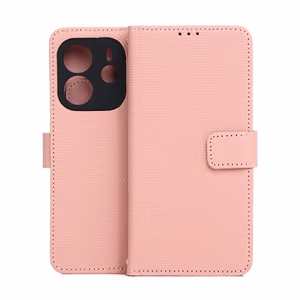 Smart Triangle Case for Xiaomi Redmi Note 14 4G Global (164.84 x 78.15 x 8.16 mm) Pink
