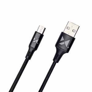 Кабель Wozinsky USB - microUSB 2,4A 1м чёрный (WUC-M1B)