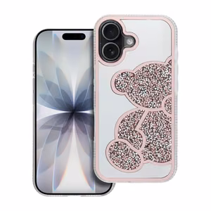 TEDDY BEAR Ümbris jaoks IPHONE 17 roosa