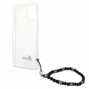 Guess GUHCP12LKPSBK iPhone 12 Pro Max 6.7" Läbipaistev kõvakaane Black Pearl