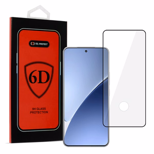 Tel Protect Full Glue 6D Karastatud klaas jaoks XIAOMI 15 PRO BLACK