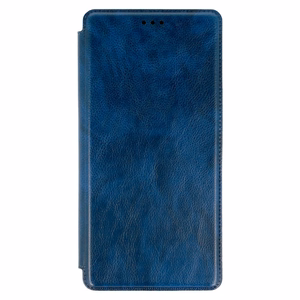 Кожаный чехол-книжка Razor для Samsung Galaxy S23 Plus тёмно-синий