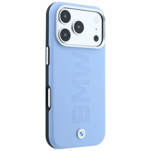 BMW Sign Centered Deboss MagSafe ümbris mudelile iPhone 17 Pro / 18 Pro – sinine