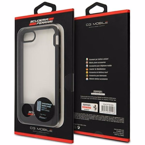 Ferrari Racing Shield Ümbris jaoks iPhone 7 / 8 / SE 2020 / SE 2022 - Semi-läbipaistev