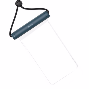 Baseus Cylinder Slide-cover waterproof smartphone bag (sinine)